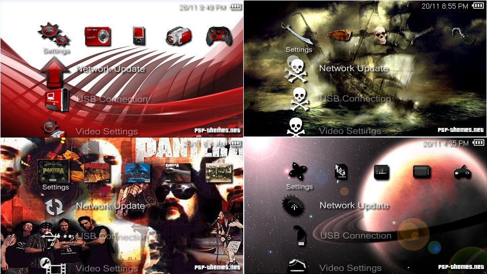 TÉLÉCHARGER PACK THEME PSP PTF PTF PSP PACK TÉLÉCHARGER THEME